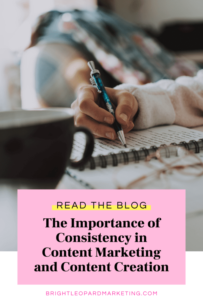 How to be consistent with your content marketing strategy.
